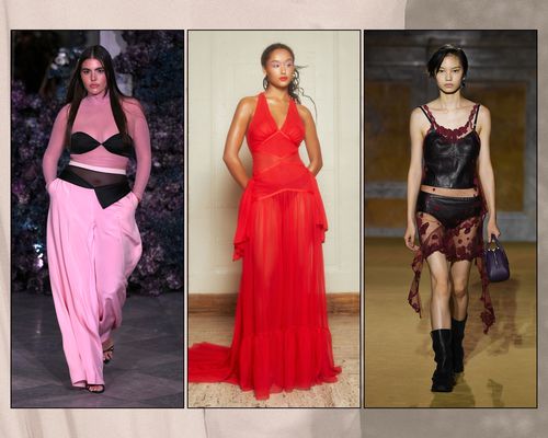 Models from the Christian Siriano, Dauphinette, and Coach shows at New York Fashion Week Spring 2024